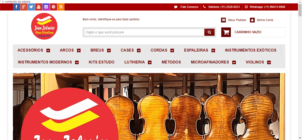 A loja Jean Joluvier Fine Violins é confável? ✔️ Tudo sobre a Loja Jean Joluvier Fine Violins!
