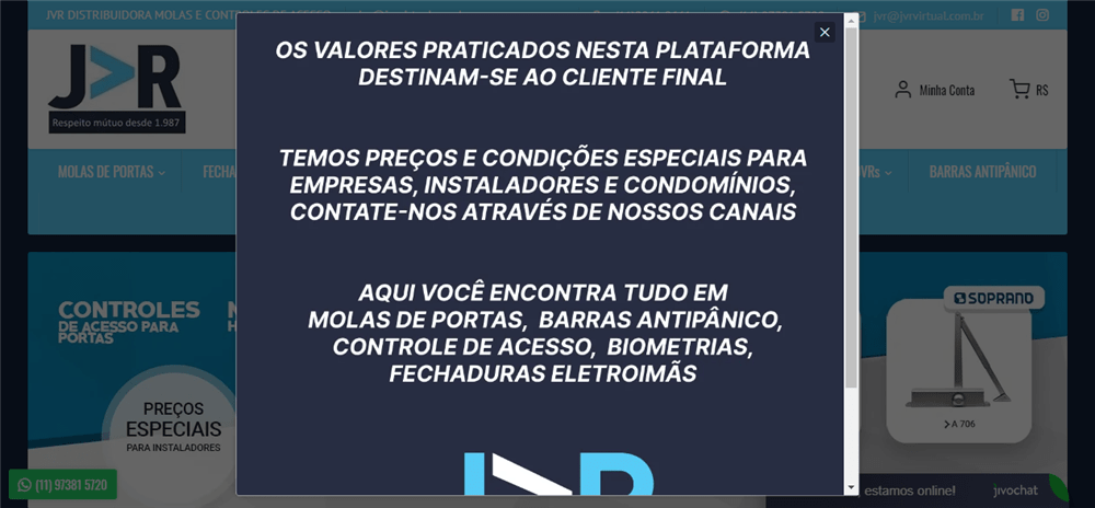 A loja JVR Mais Distribuidora é confável? ✔️ Tudo sobre a Loja JVR Mais Distribuidora!