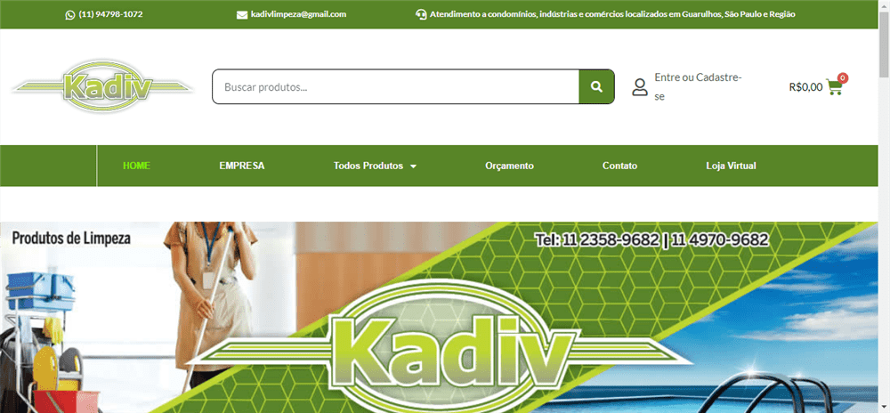 A loja KADIV Limpeza é confável? ✔️ Tudo sobre a Loja KADIV Limpeza!