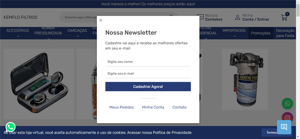 A loja Kemflo Filtros é confável? ✔️ Tudo sobre a Loja Kemflo Filtros!