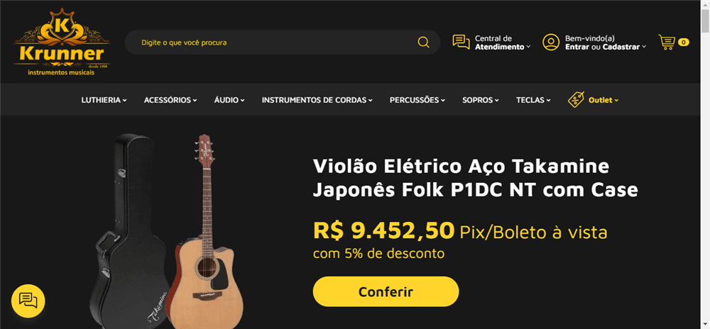 A loja Krunner Áudio e Instrumentos Musicais é confável? ✔️ Tudo sobre a Loja Krunner Áudio e Instrumentos Musicais!