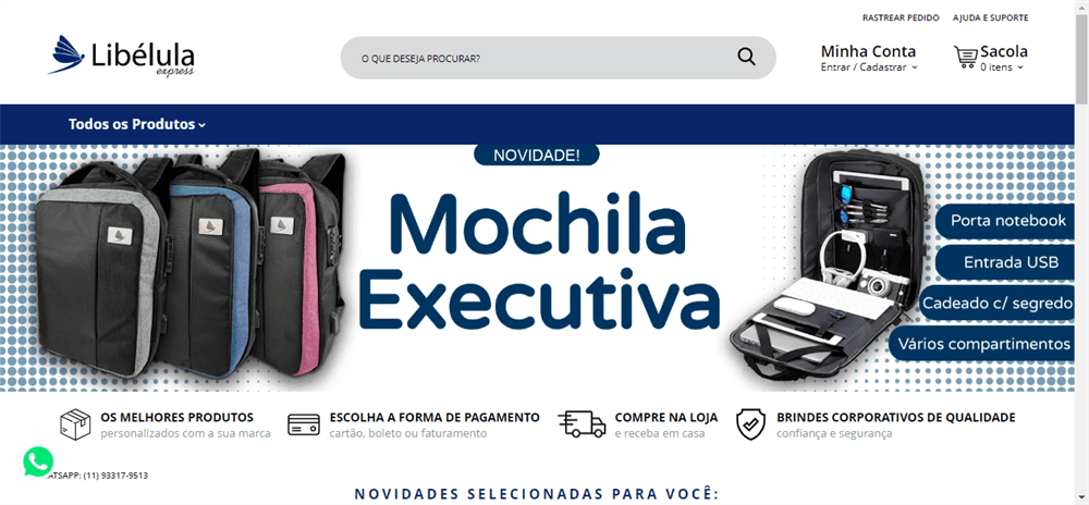 A loja Libelula Express Importadora de Brindes Personalizados é confável? ✔️ Tudo sobre a Loja Libelula Express Importadora de Brindes Personalizados!