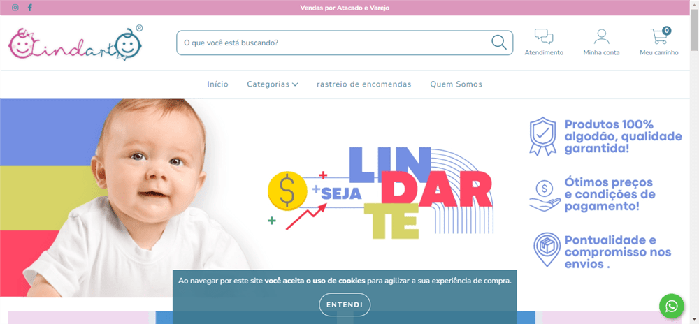 A loja Lindarte.com.br é confável? ✔️ Tudo sobre a Loja Lindarte.com.br!