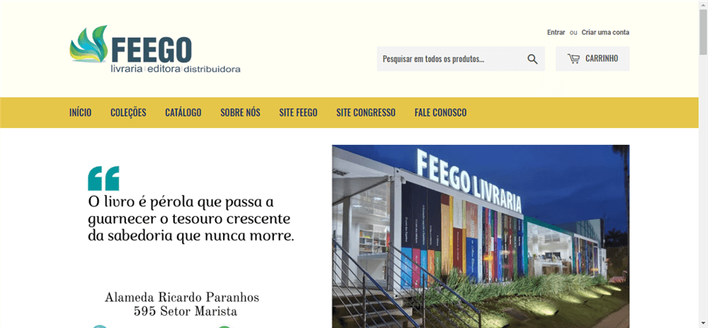 A loja Livraria FEEGO – FEEGO Livraria é confável? ✔️ Tudo sobre a Loja Livraria FEEGO – FEEGO Livraria!