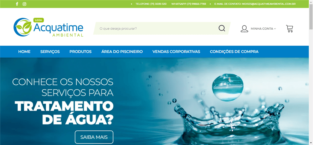 A loja Loja • Acquatime Ambiental é confável? ✔️ Tudo sobre a Loja Loja • Acquatime Ambiental!