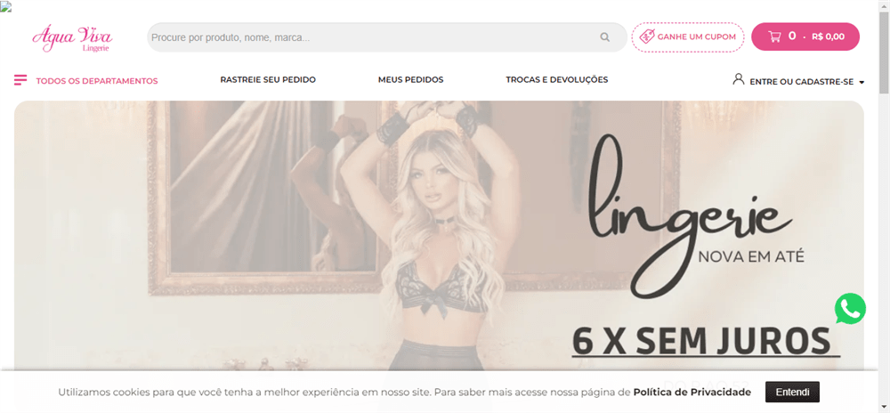 A loja Loja Água Viva Lingerie é confável? ✔️ Tudo sobre a Loja Loja Água Viva Lingerie!