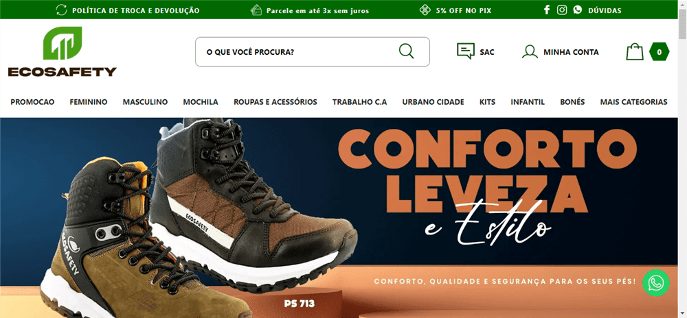 A loja Loja Botas Ecosafety é confável? ✔️ Tudo sobre a Loja Loja Botas Ecosafety!