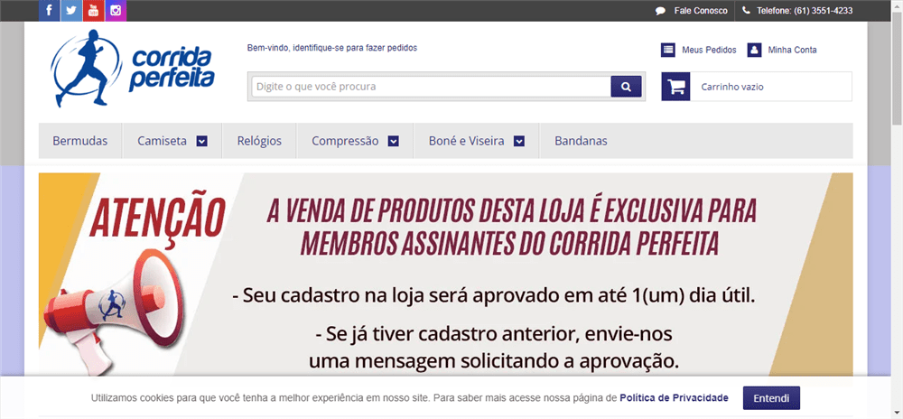 A loja Loja Corrida Perfeita é confável? ✔️ Tudo sobre a Loja Loja Corrida Perfeita!