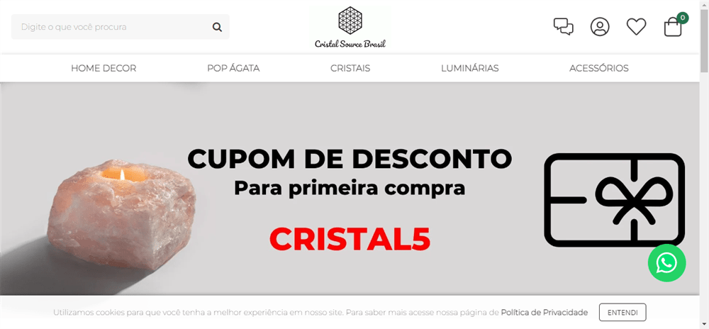 A loja Loja Cristal Source Brasil é confável? ✔️ Tudo sobre a Loja Loja Cristal Source Brasil!