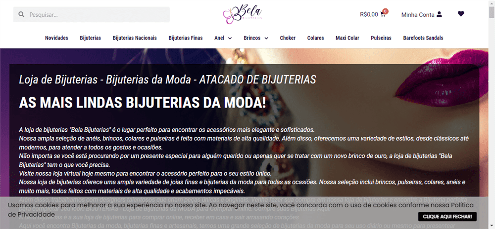 A loja Loja de Bijuterias da Moda Bijuterias para Comprar Online Compre Já! é confável? ✔️ Tudo sobre a Loja Loja de Bijuterias da Moda Bijuterias para Comprar Online Compre Já!!