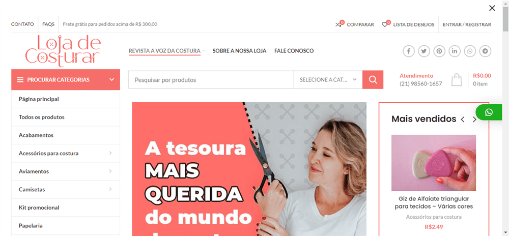 A loja Loja de Costurar &#8211 é confável? ✔️ Tudo sobre a Loja Loja de Costurar &#8211!