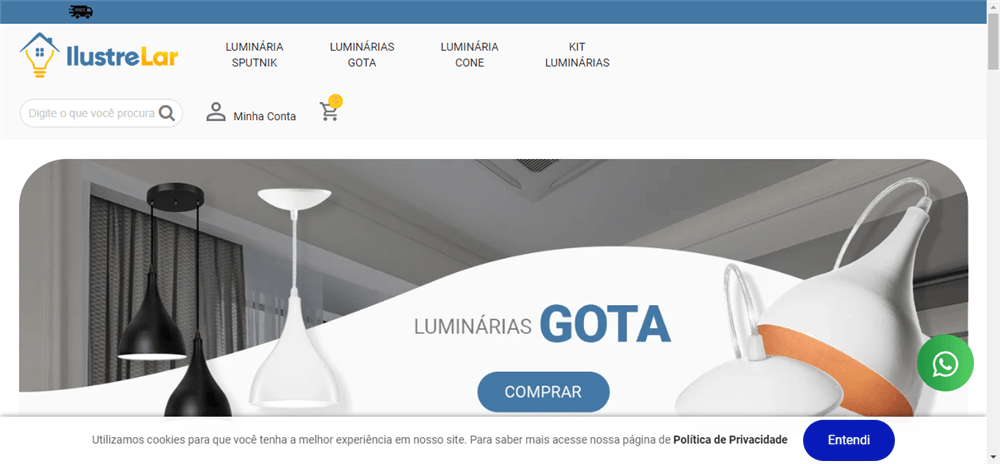 A loja Loja de Iluminação e Pendentes é confável? ✔️ Tudo sobre a Loja Loja de Iluminação e Pendentes!