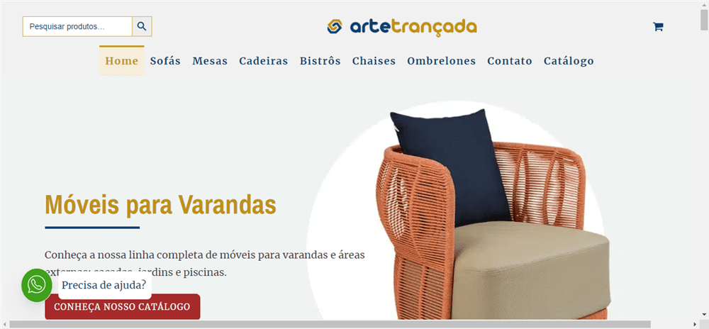 A loja Loja de Móveis para Varanda Arte Trançada é confável? ✔️ Tudo sobre a Loja Loja de Móveis para Varanda Arte Trançada!