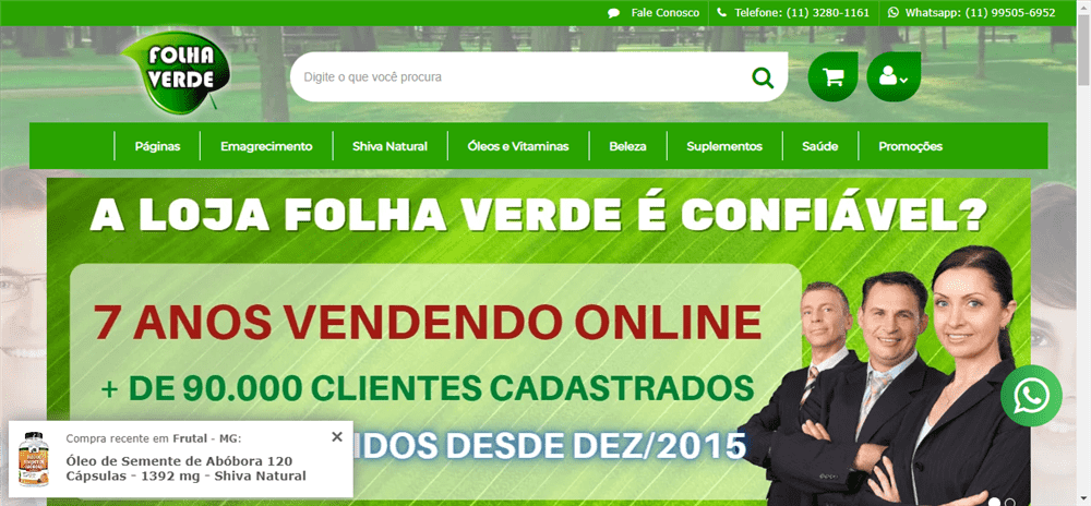 A loja Loja Folha Verde é confável? ✔️ Tudo sobre a Loja Loja Folha Verde!