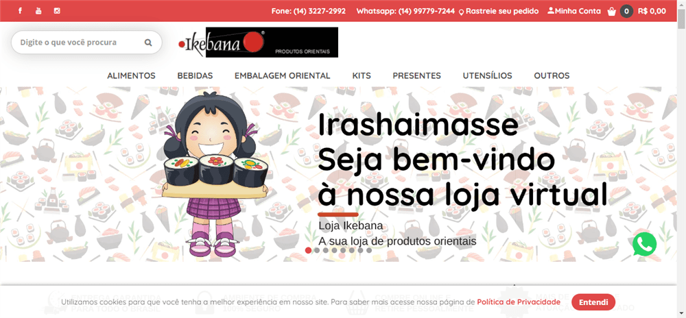 A loja Loja Ikebana® Produtos Orientais é confável? ✔️ Tudo sobre a Loja Loja Ikebana® Produtos Orientais!