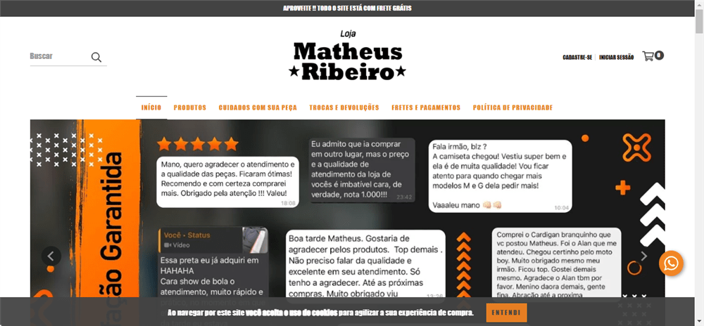 A loja Loja Matheus Ribeiro é confável? ✔️ Tudo sobre a Loja Loja Matheus Ribeiro!