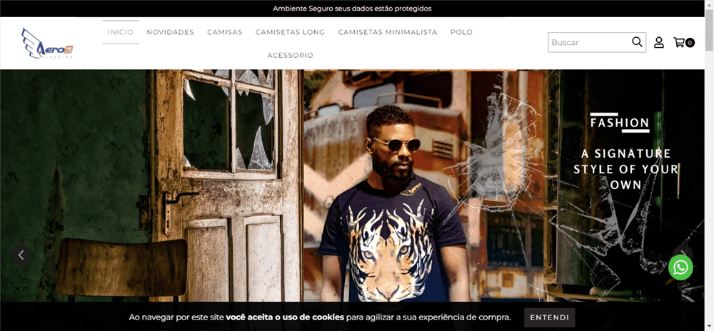 A loja Loja Online de Aeros Clothing é confável? ✔️ Tudo sobre a Loja Loja Online de Aeros Clothing!