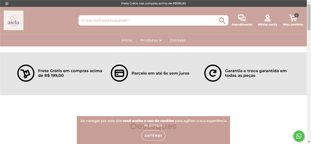 A loja Loja Online de Aiela Acessórios é confável? ✔️ Tudo sobre a Loja Loja Online de Aiela Acessórios!