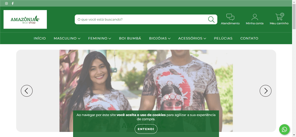A loja Loja Online de Amazônia Eco Shop é confável? ✔️ Tudo sobre a Loja Loja Online de Amazônia Eco Shop!