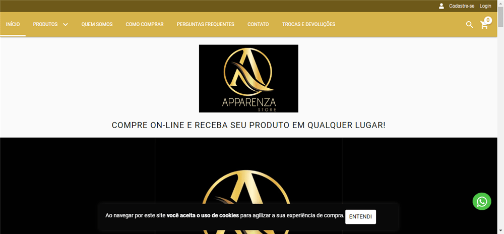 A loja Loja Online de Apparenza Store é confável? ✔️ Tudo sobre a Loja Loja Online de Apparenza Store!