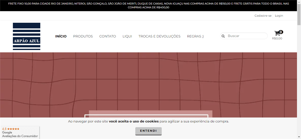 A loja Loja Online de Arpão Azul é confável? ✔️ Tudo sobre a Loja Loja Online de Arpão Azul!