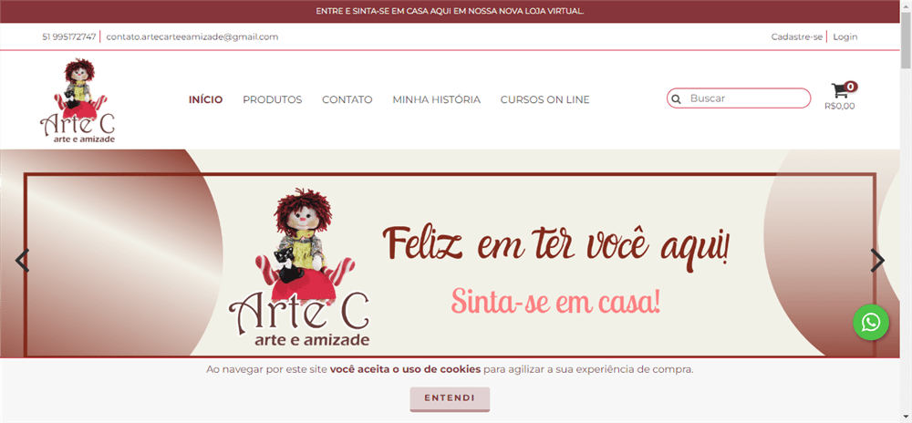 A loja Loja Online de Artecarteeamizade é confável? ✔️ Tudo sobre a Loja Loja Online de Artecarteeamizade!