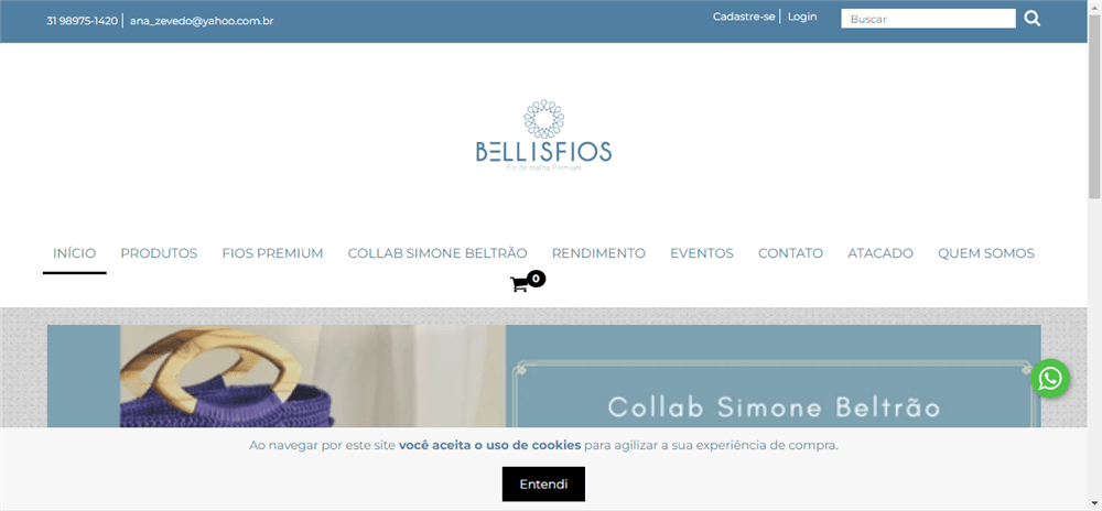 A loja Loja Online de BellisFios é confável? ✔️ Tudo sobre a Loja Loja Online de BellisFios!