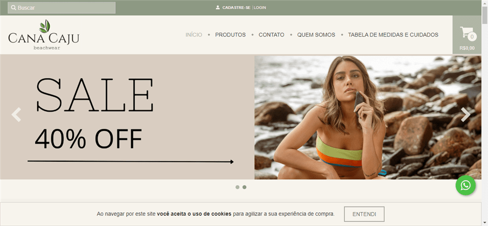 A loja Loja Online de Cana Caju Beachwear é confável? ✔️ Tudo sobre a Loja Loja Online de Cana Caju Beachwear!