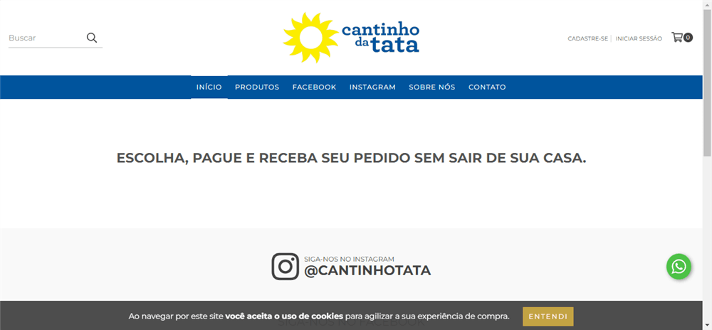 A loja Loja Online de Cantinho da Tata é confável? ✔️ Tudo sobre a Loja Loja Online de Cantinho da Tata!