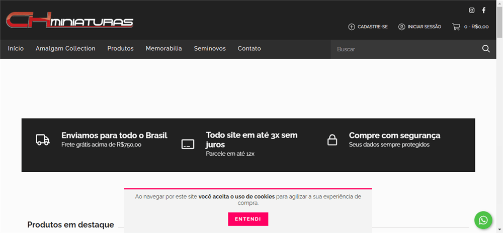 A loja Loja Online de CH Miniaturas é confável? ✔️ Tudo sobre a Loja Loja Online de CH Miniaturas!