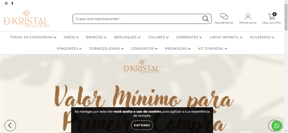 A loja Loja Online de D´KRISTAL FOLHEADOS é confável? ✔️ Tudo sobre a Loja Loja Online de D´KRISTAL FOLHEADOS!