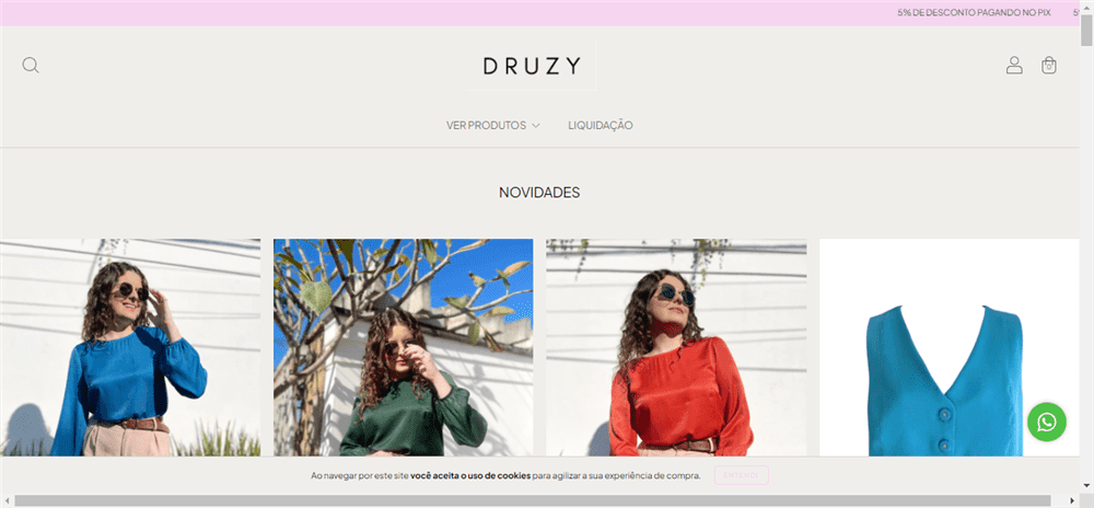 A loja Loja Online de Druzy Concept é confável? ✔️ Tudo sobre a Loja Loja Online de Druzy Concept!