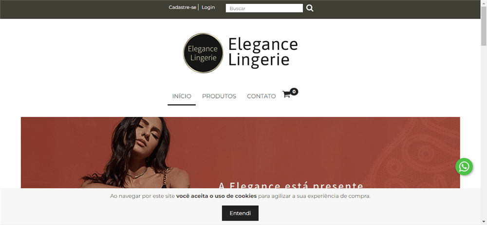 A loja Loja Online de Elegance Lingerie é confável? ✔️ Tudo sobre a Loja Loja Online de Elegance Lingerie!