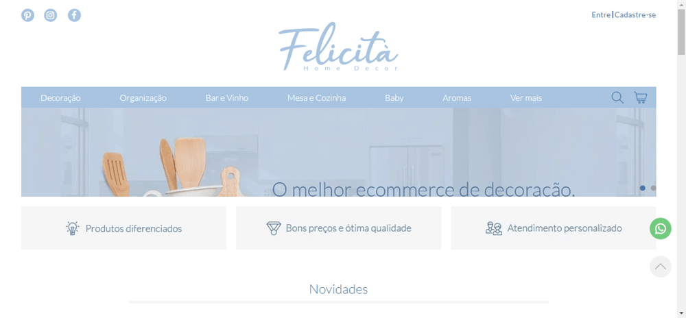 A loja Loja Online de Felicita Home Decor é confável? ✔️ Tudo sobre a Loja Loja Online de Felicita Home Decor!