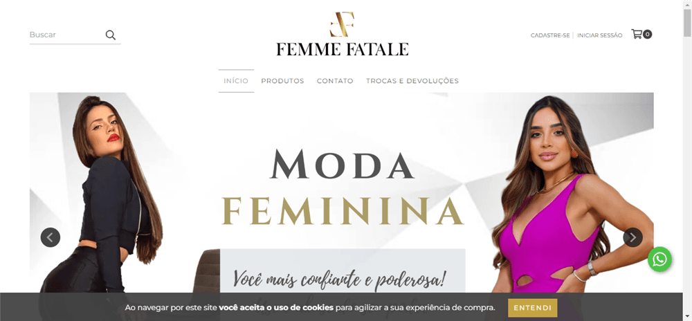 A loja Loja Online de Femme Fatale é confável? ✔️ Tudo sobre a Loja Loja Online de Femme Fatale!