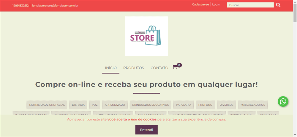 A loja Loja Online de Fonolaser Store é confável? ✔️ Tudo sobre a Loja Loja Online de Fonolaser Store!