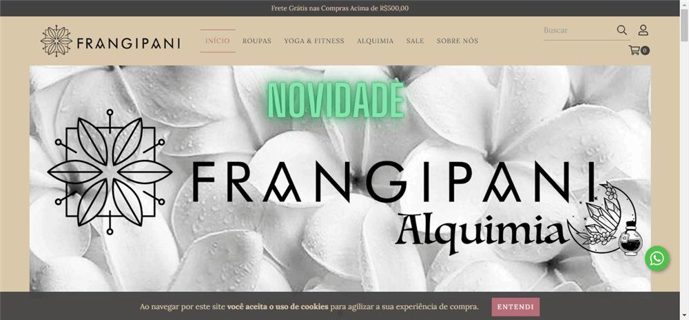A loja Loja Online de Frangipani é confável? ✔️ Tudo sobre a Loja Loja Online de Frangipani!