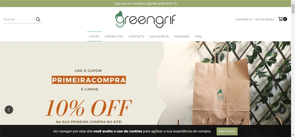 A loja Loja Online de Greengrif Brechó é confável? ✔️ Tudo sobre a Loja Loja Online de Greengrif Brechó!