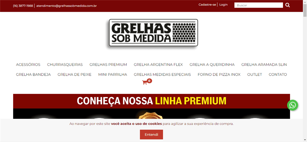 A loja Loja Online de Grelhas Sob Medida é confável? ✔️ Tudo sobre a Loja Loja Online de Grelhas Sob Medida!