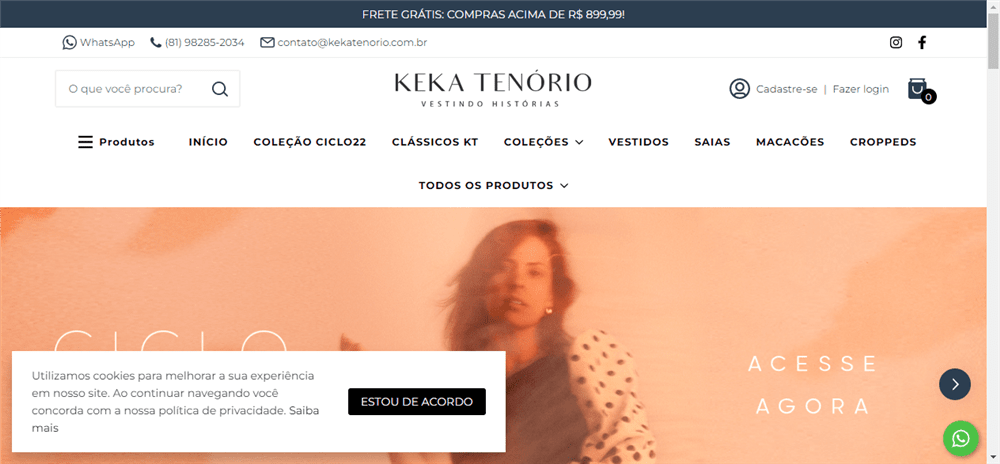 A loja Loja Online de KEKA TENÓRIO é confável? ✔️ Tudo sobre a Loja Loja Online de KEKA TENÓRIO!
