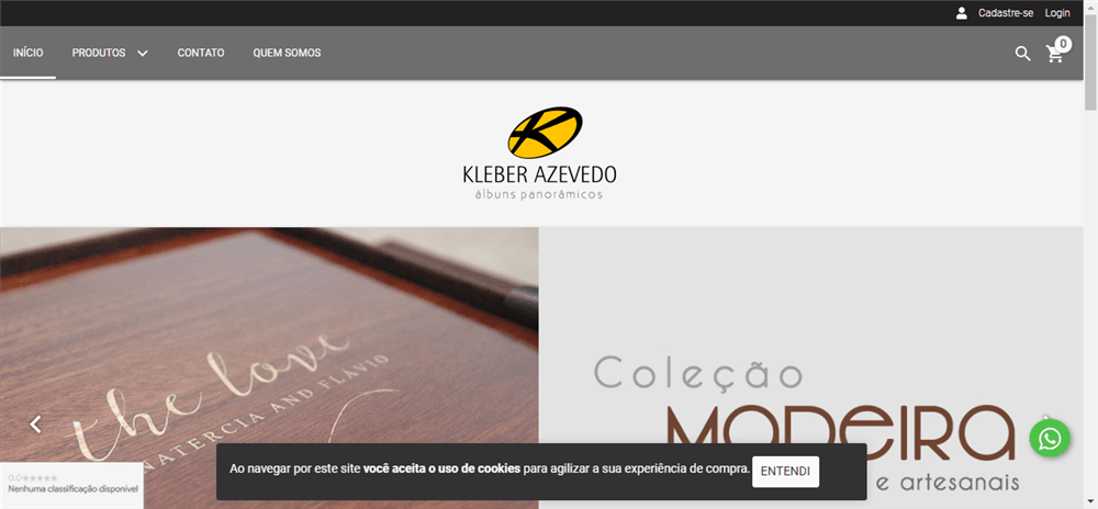 A loja Loja Online de Kleber Azevedo Álbuns é confável? ✔️ Tudo sobre a Loja Loja Online de Kleber Azevedo Álbuns!