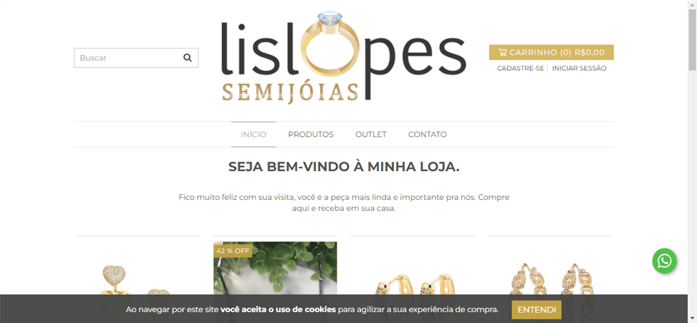 A loja Loja Online de Lis Lopes Semijóias é confável? ✔️ Tudo sobre a Loja Loja Online de Lis Lopes Semijóias!