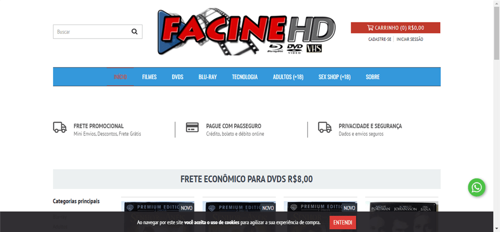 A loja Loja Online de Loja Facine é confável? ✔️ Tudo sobre a Loja Loja Online de Loja Facine!