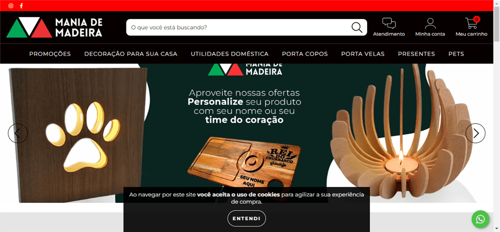 A loja Loja Online de Mania de Madeira é confável? ✔️ Tudo sobre a Loja Loja Online de Mania de Madeira!
