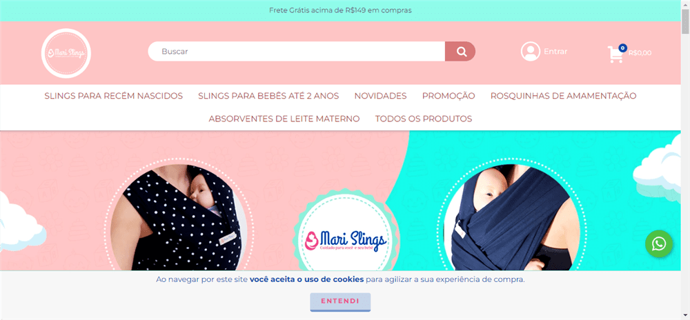 A loja Loja Online de Mari Slings é confável? ✔️ Tudo sobre a Loja Loja Online de Mari Slings!