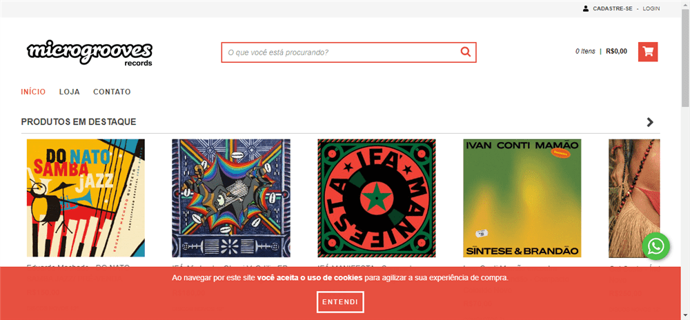 A loja Loja Online de Microgrooves Records é confável? ✔️ Tudo sobre a Loja Loja Online de Microgrooves Records!