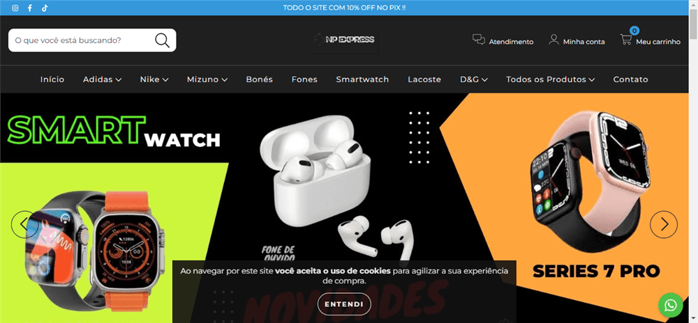 A loja Loja Online de NP Express Store é confável? ✔️ Tudo sobre a Loja Loja Online de NP Express Store!