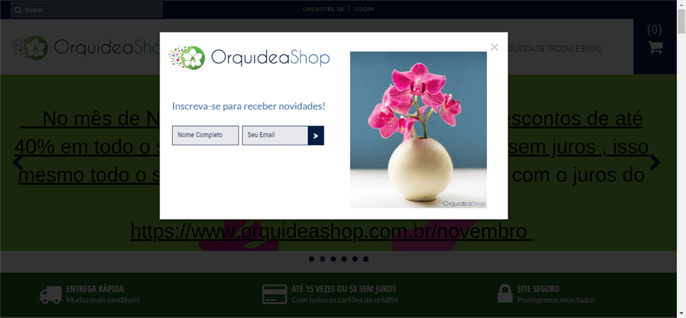 A loja Loja Online de OrquideaShop é confável? ✔️ Tudo sobre a Loja Loja Online de OrquideaShop!