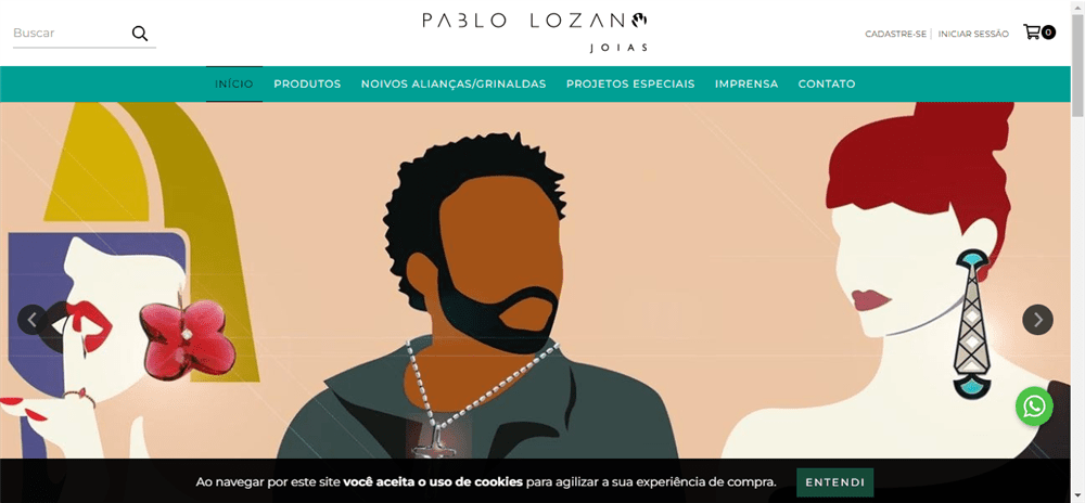 A loja Loja Online de Pablo Lozano Joias é confável? ✔️ Tudo sobre a Loja Loja Online de Pablo Lozano Joias!
