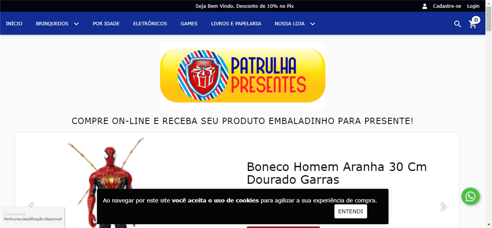 A loja Loja Online de Patrulha Presentes é confável? ✔️ Tudo sobre a Loja Loja Online de Patrulha Presentes!